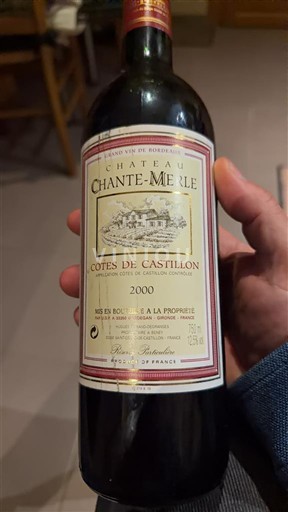 Burdeos Castillon-costas-de-burdeos Château Chante-Merle 2000