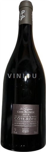 Vallée du Rhône Côte-rôtie Christophe Pichon La Contesse en Côte Blonde 2019
