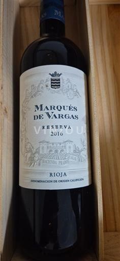 La Rioja Rioja Marqués de Vargas Reserva 2016