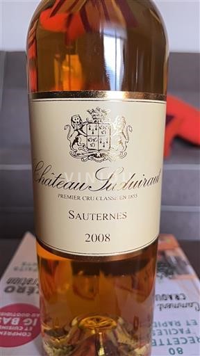 Bordeaux Sauternes Château Suduiraut 2008