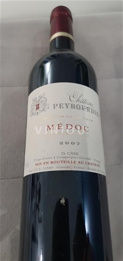 Bordeaux Médoc Château Peybovery 2007