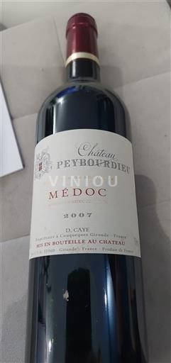 Bordeaux Médoc Château Peybourdieu 2007