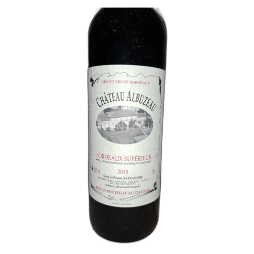 Bordeaux Bordeaux Supérieur Château Albuzeau 2015