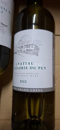 Burdeos Entre dos mares Château Tuilerie du Puy Grand Chêne 2022
