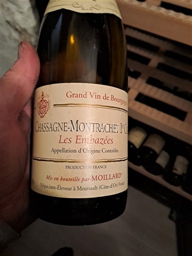 Bourgogne Chassagne-montrachet Premier Cru Moillard Les Embazées 2012