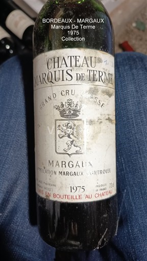 Bordeaux Margaux Château Marquis de Terme 1975
