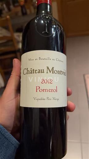 Bordeaux Pomerol Château Montviel Père verge 2012