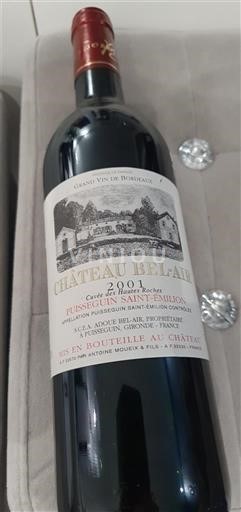 Bordeaux Puisseguin-saint-émilion Château Belair Jean Dubos 2001