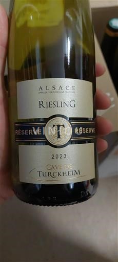 Alsace Riesling Cave de Turckheim Réserve 2023