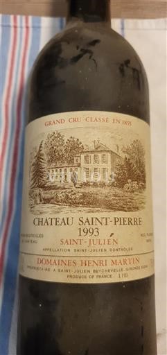Bordeaux Saint-Julien Grand Cru Château Saint-Pierre 1993