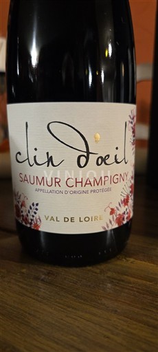 Loiredalen Saumur-champigny Clin œil Icke årgångsbetecknad
