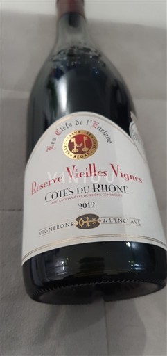 Valle del Ródano Côtes del Ródano Les Clefs de l'Enclave Réserve Vieilles Vignes 2012
