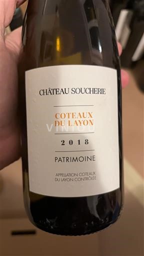 Thung lũng sông Loire Coteaux-du-layon Château Soucherie Patrimoine 2018