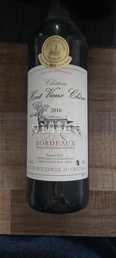 Bordeaux Château Haut Vieux Chêne 2010