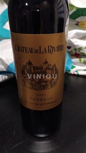 Bordeaux Fronsac Château La Rivière 2022