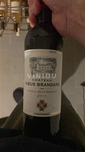 Bordéus Lussac-Saint-Émilion Château Vieux Brandard 2015