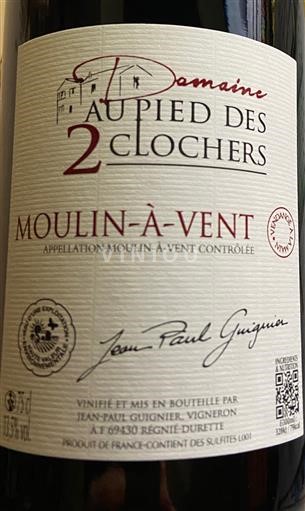 Beaujolais Moulin-à-vent Domaine Des Deux Clochers 2024