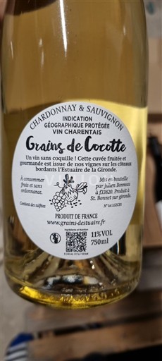 Akvitanska in Charentes Šarentec Grains Estuaire Grains de Cocotte Neleten.