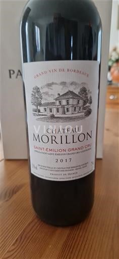Burdeos Saint-Émilion Gran Cru Grand Cru Château Morillon 2017