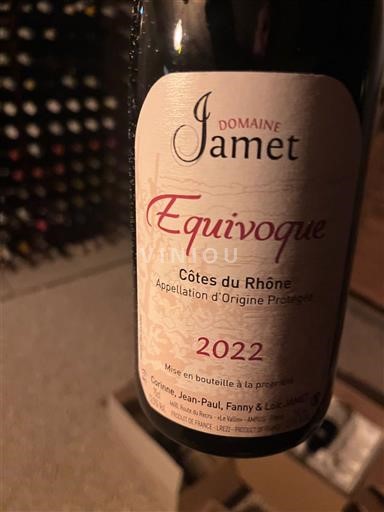 Rhône Valley Côtes du Rhône Domaine Jamet Equivoque 2022