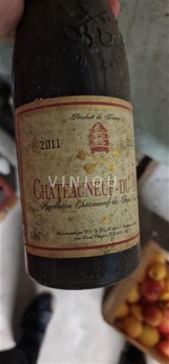 Rượu vang Rouge sec Clerget 2011 Pháp Thung lũng Rhône Châteauneuf-du-pape AOC