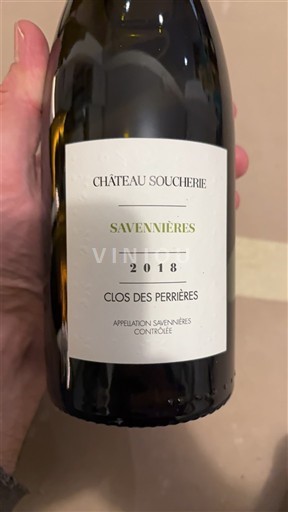 Thung lũng sông Loire Savennières Château Soucherie Clos des Perrières 2018