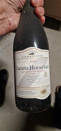 Rhône-dalen Crozes-Hermitage Club des Sommeliers 2008