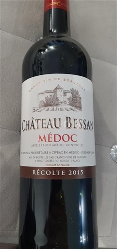 Bordeaux Médoc Château Bessan 2015