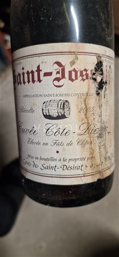 Rhônevallei Saint-Joseph Cave de Saint-Désirat Côte-Désir 2005