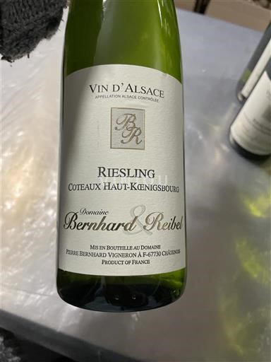 Alsace Domaine Bernhard & Reibel Coteaux Haut-Koenigsbourg 2017