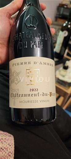 Rhônevallei Châteauneuf-du-Pape Mouriesse Vinum Pierre d'Ambre 2022