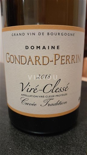 Burgundy Viré-clessé Domaine Gondard-Perrin Tradition 2018