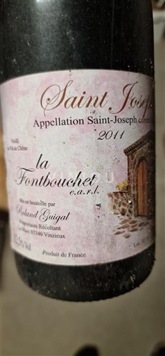 Rhône Valley Saint-Joseph La Fontbouchet 2011