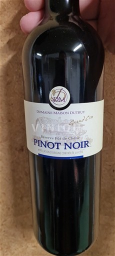 Vinos Rouge sec Réserve Fût de Chêne Domaine Maison Dutruy 2018 Suiza Vaud La Côte DOP AOC