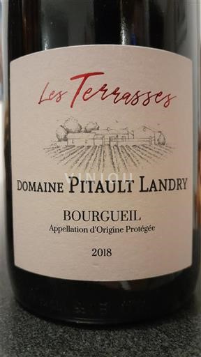 Thung lũng sông Loire Bourgueil Domaine Pitault Landry Les Terrasses 2018