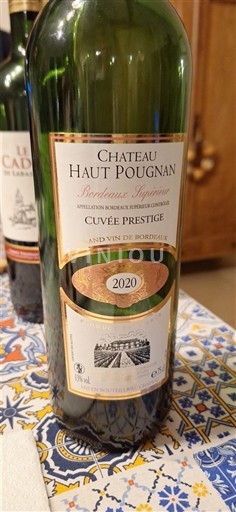Bordeaux Bordeaux supérieur Château Haut Pougnan Prestige 2020