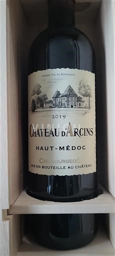 Bordeaux Haut-Médoc Château Arcins 2019