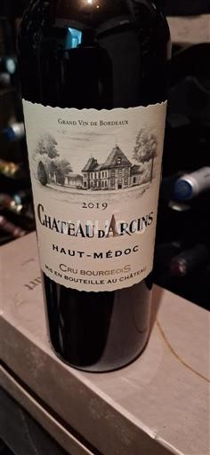 Bordéus Haut-Médoc Château Arcins 2019