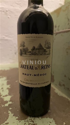 Bordeaux Haut-Médoc Château Arcins 2019