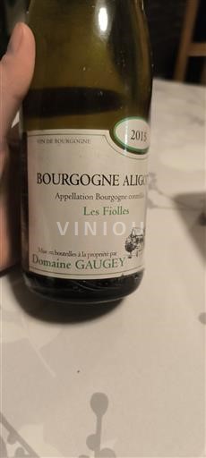 Burgundi Bourgogne Aligoté Domaine Gaugey Les Fiolles 2015