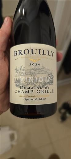 Beaujolais Brouilly Domaine Champ Grille 2024
