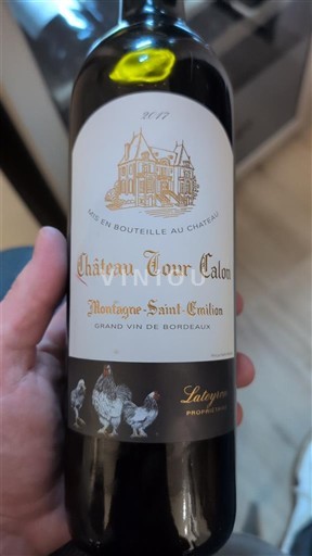 Bordeaux Montagne-saint-émilion Château Tour Calon Lalande 2017