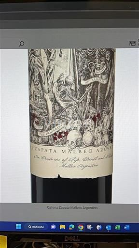 Mendoza Catena Zapata 2022 Ohne Jahrgang