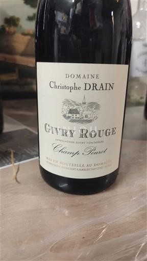 Borgoña Givry Domaine Christophe Drain Champ Pouet 2023