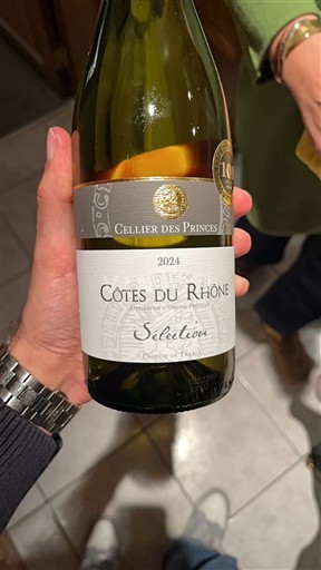 Rượu vang Rouge sec Sélection Cellier des Princes 2024 Pháp Thung lũng Rhône Côtes-du-rhône AOC