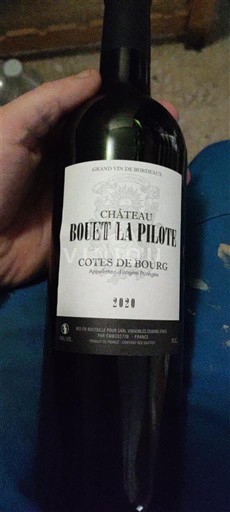 Bordeaux Côtes-de-bourg Château Bouet La Pilote 2020