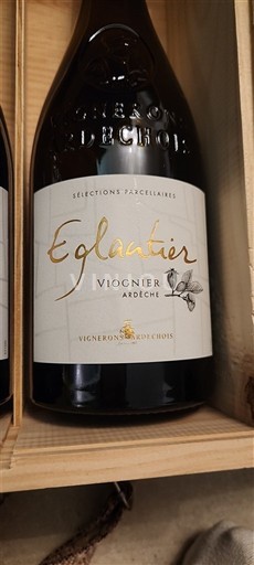 Vinos Blanc sec Eglantier Vignerons Ardéchois 2023 Francia Alpes y Países Ródano Ardèche IGP
