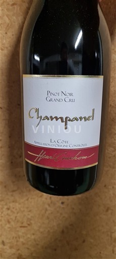 Vaud La Côte AOC Domaine Henri Cruchon Champanel 2018