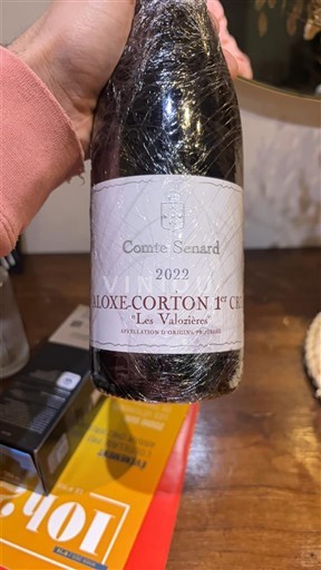Borgoña No especificado Premier Cru Comte Senard Les Valozières 2022