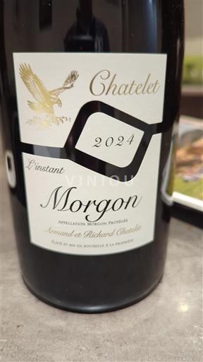 Beaujolais Morgon Chatelet L'instant 2024